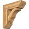 Ekena Millwork Balboa Slat Rough Sawn Bracket w/ Offset Brace, Western Red Cedar, 8"W x 24"D x 24"H BKT0806X24X24BOA06RWR - alternate 1
